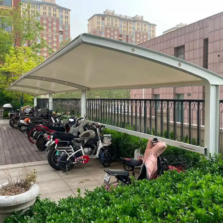 武强县膜结构电动车棚